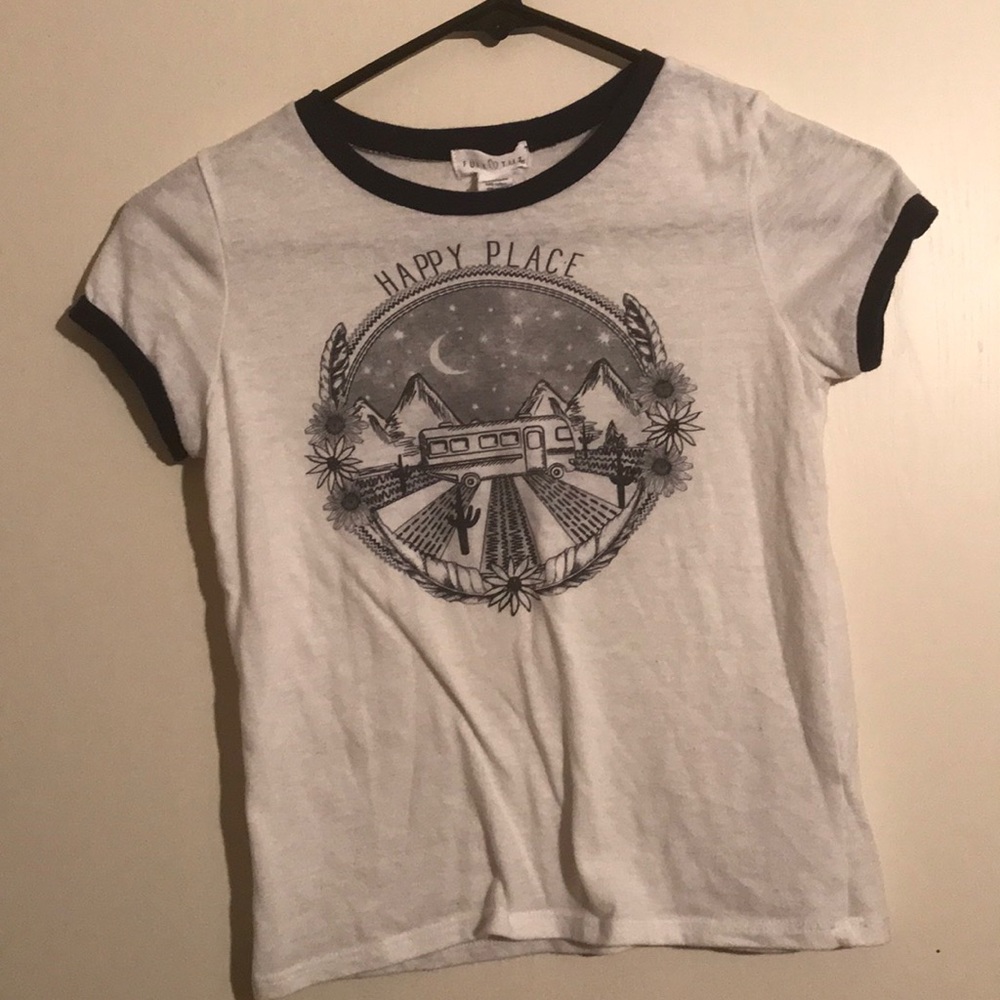 Graphic White Tee